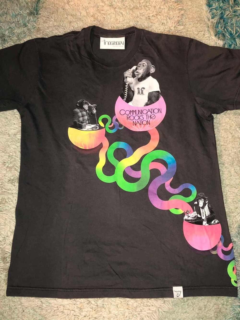 Imaginary Foundation "Communication Rocks The Nation" T-shirt
